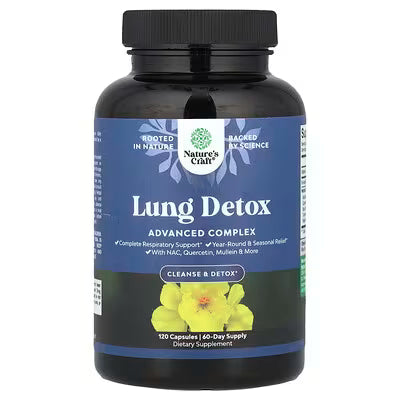 Nature's Craft, Lung Detox, 120 Capsules