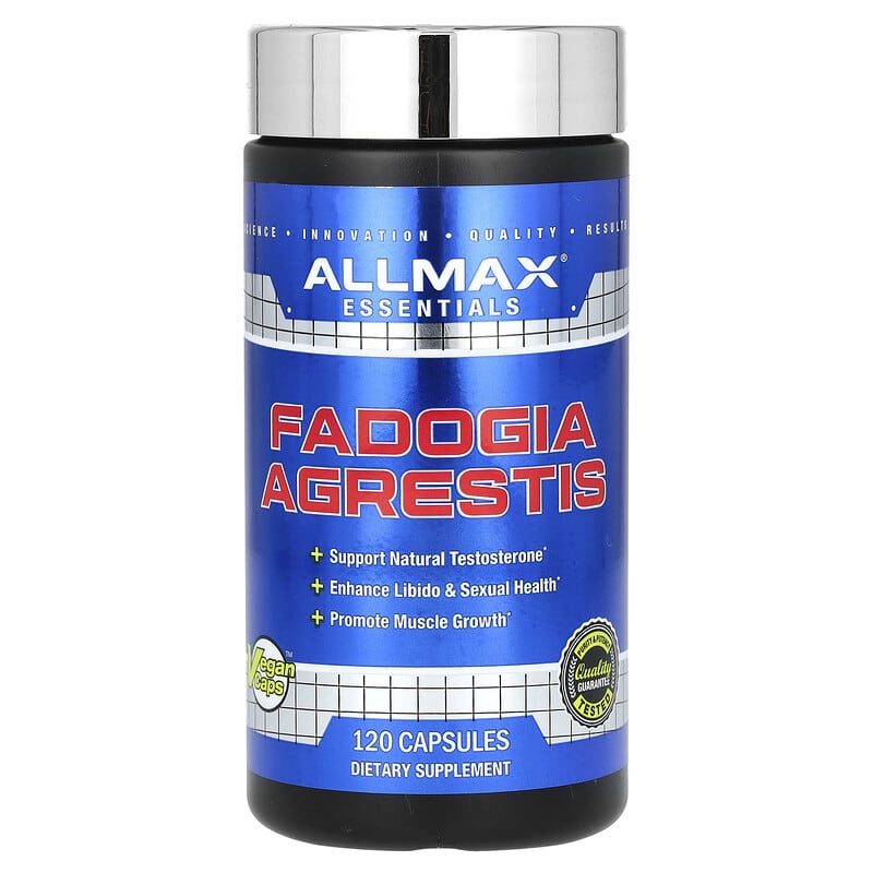 ALLMAX, Essentials, Fadogia Agrestis, 325 mg, 120 Capsules
