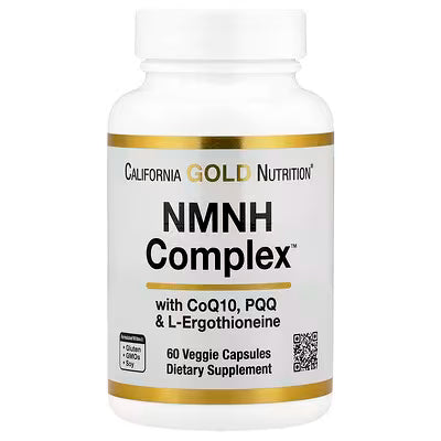 California Gold Nutrition, NMNH Complex, with CoQ10, PQQ & L-Ergothioneine, 60 Veggie Capsules