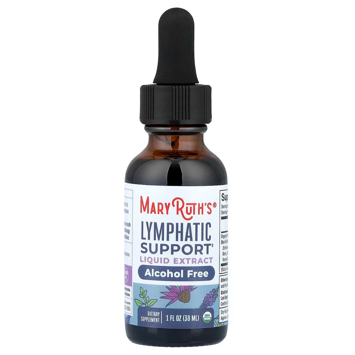 MaryRuth's, Lymphatic Support Liquid Extract, Alcohol Free, 1 fl oz (30 ml)