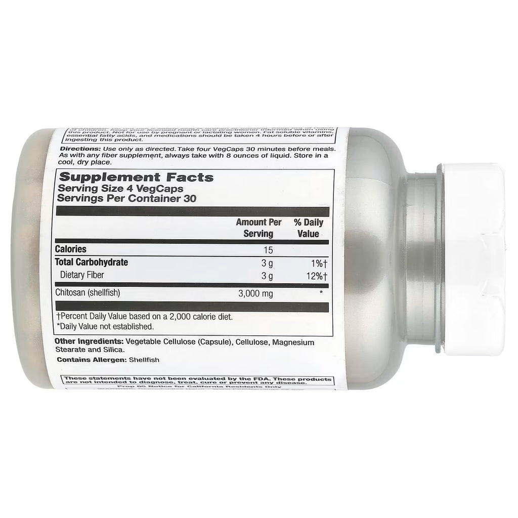 Natural Balance, Super Chitosan 3000, 120 VegCaps (750 mg per Capsule)