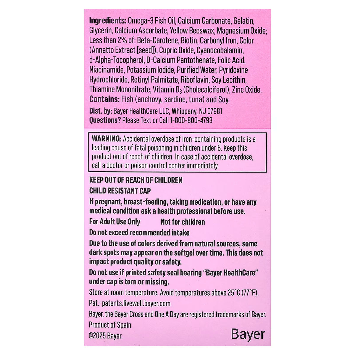 One-A-Day, Prenatal, 30 Softgels