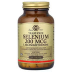 Solgar, Selenium, Yeast-Free, 200 mcg, 250 Tablets