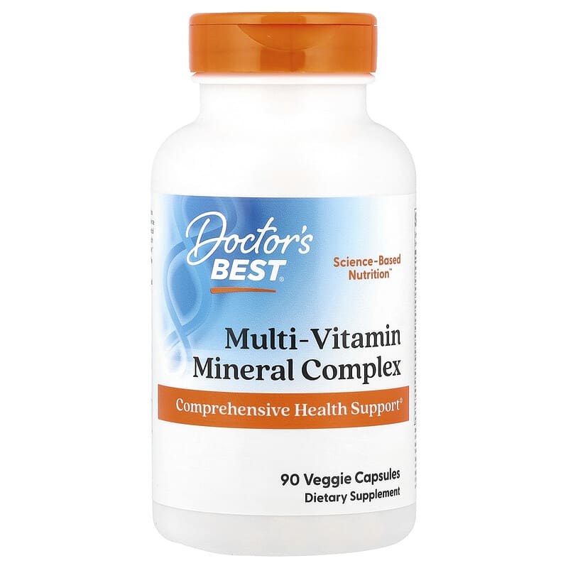 Doctor's Best, Multi-Vitamin Mineral Complex, 90 Veg Capsules