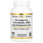California Gold Nutrition, Glucosamine, Chondroitin, MSM Plus Hyaluronic Acid, 120 Veg Caps