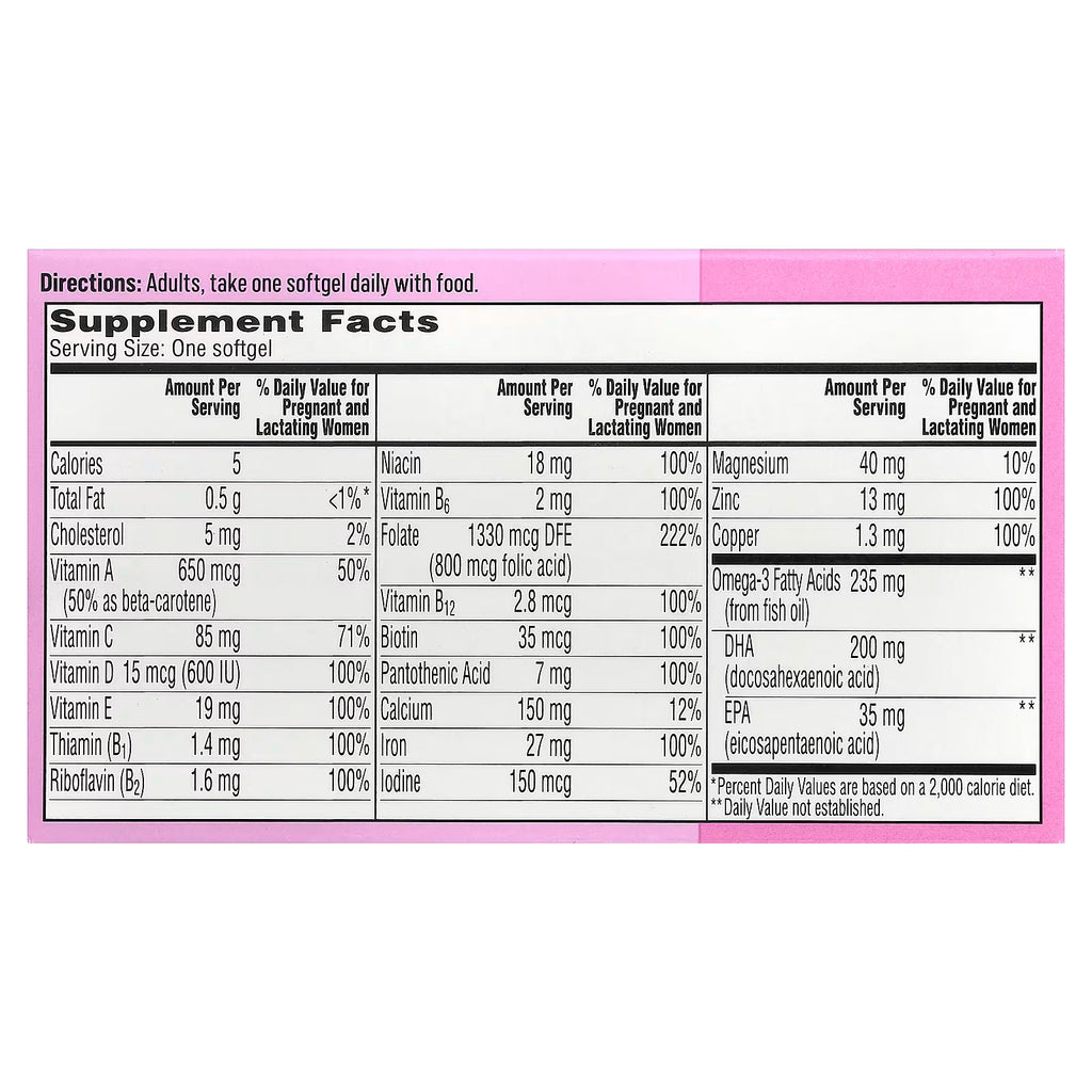 One-A-Day, Prenatal, 30 Softgels