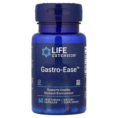 Life Extension, Gastro-Ease™, 60 Vegetarian Capsules