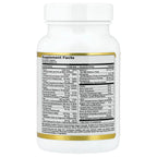 California Gold Nutrition, Multivitamin and Mineral with Methyl B12, Vitamin C, L-methyl folate and Quercetin, Two-A-Day, 60 Veggie Capsules