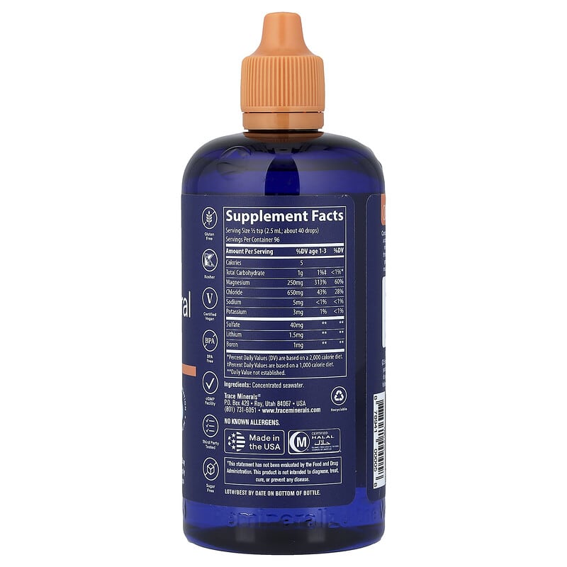 Trace, ConcenTrace®, Trace Mineral Drops, 8 fl oz (237 ml)