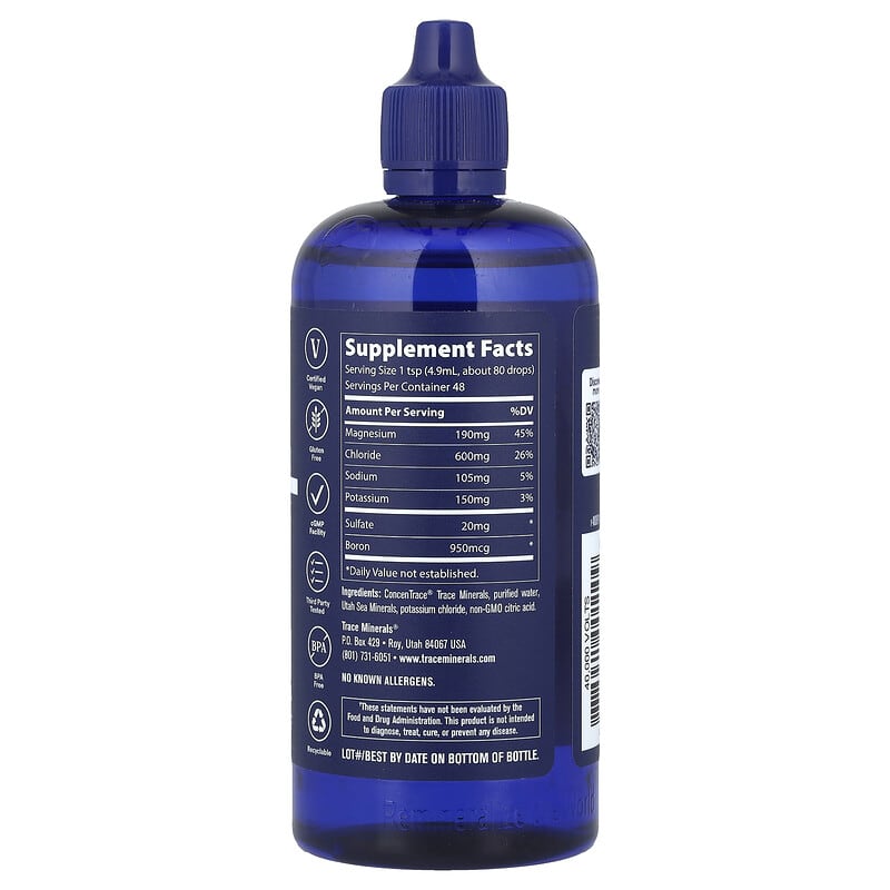 Trace, 40,000 Volts, Electrolyte Concentrate, 8 fl oz (237 ml)