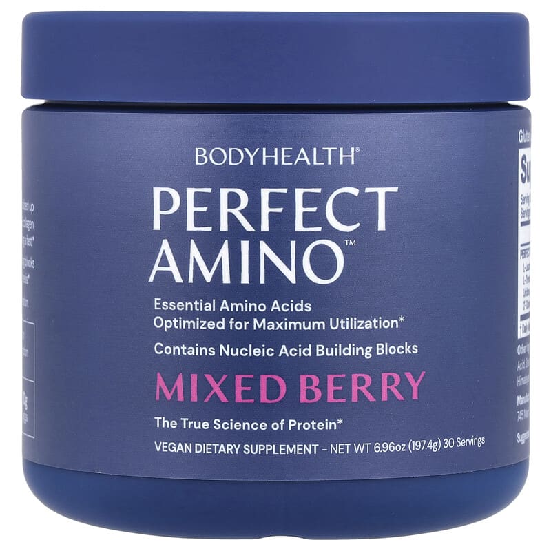 BodyHealth, Perfect Amino, Mixed Berry, 6.96 oz (197.4 g)