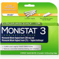 Monistat, 3-Day Treatment Combination Pack, 3 Ovule Inserts, 2.5 g Each + 0.32 oz (9 g) Tube